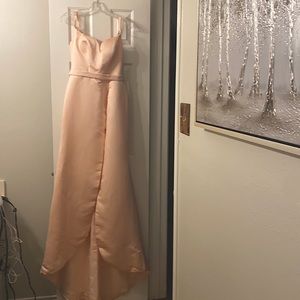 Brand new, never worn formal, satin dress